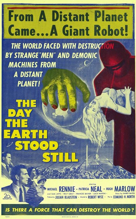 MARTIN GROVE’S FILM FLASHBACK: THE DAY THE EARTH STOOD STILL OPENS&nbsp;9/20/1951