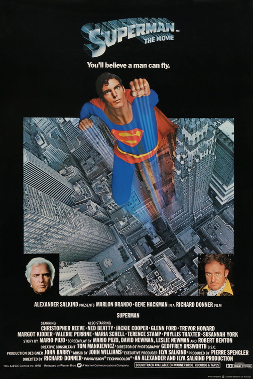 MARTIN GROVE’S  FILM FLASHBACK — “SUPERMAN” OPENS IN NYC&nbsp;12/11/1978